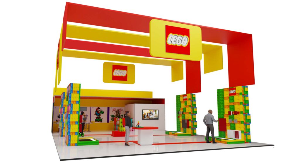 30x30 trade show booth exhibit rental in san diego